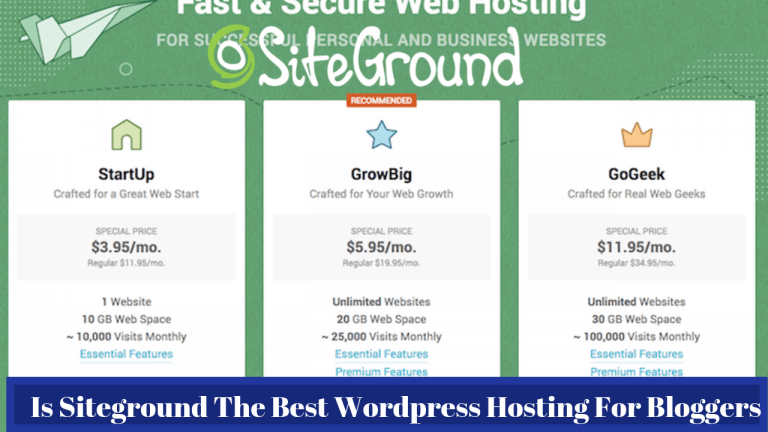 Is Siteground The Best WordPress Hosting For Bloggers