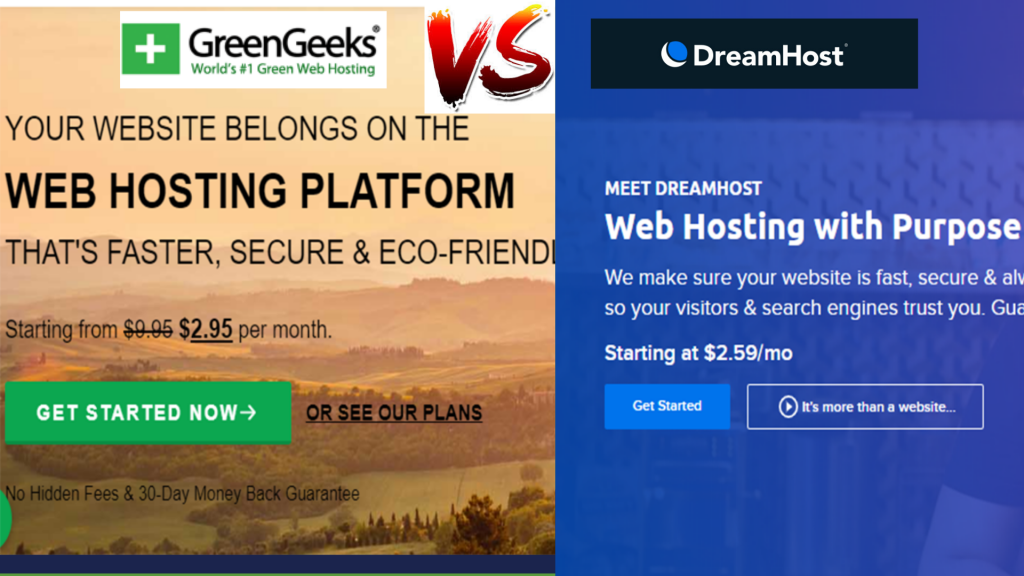 Greengeeks Vs Dreamhost Web Hosting: Which Is The Best 1